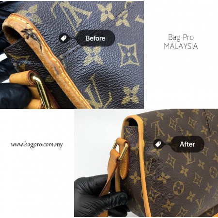 Louis Vuitton Sling Bag Wear & Tear Leather Broken