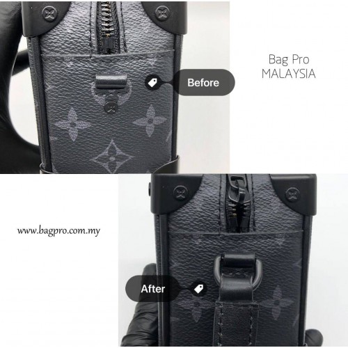 Louis Vuitton Soft Trunk Bag Replacement Two Sides Hardware 