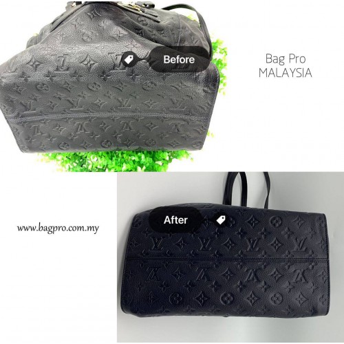 LOUIS VUITTON MONOGRAM EMPREINTE LEATHER NANO COLOR RESTORATION SERVICE 