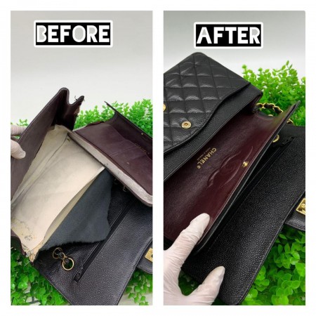 CHANEL FLAP BAG LEATHER REPLACEMENT SERVICE 