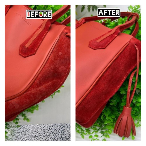 LOUIS VUITTON VELVET LEATHER BAG SPA CLEANING SERVICE 