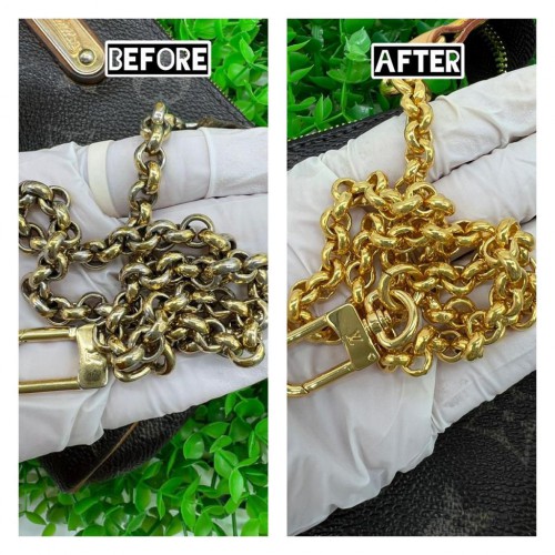 LOUIS VUITTON CHAIN HARDWARE GOLD PLATED SETVICE 