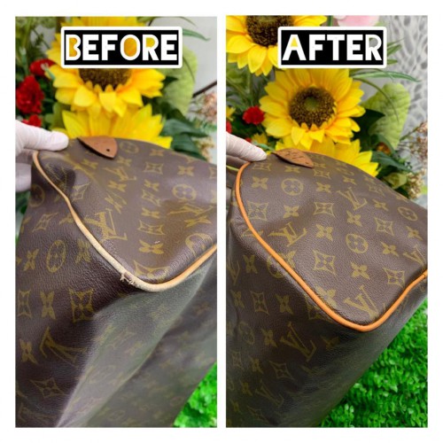 LOUIS VUITTON OIL EDGE REPLACEMENT SERVICE & NANO COLOUR RESTORATION SERVICE