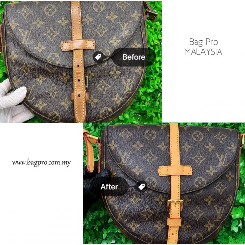 LOUIS VUITTON SAUMUR REPLACEMENT VACHETTA LEATHER 