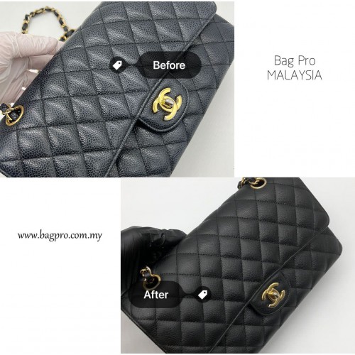 CHANEL CLASSIC FLAP BAG NANO COLOR RESTORATION SERVICE 