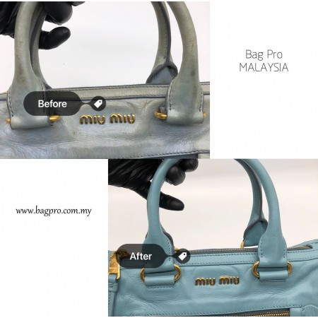 Miu Miu Handle Bag Color Faded