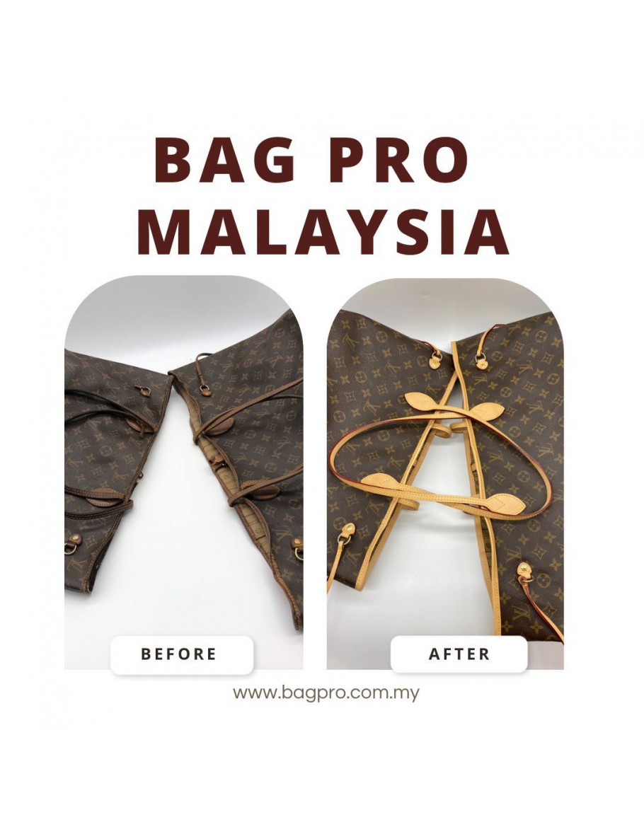 Louis Vuitton Sac Gibeciere Monogram Canvas Messenger Shoulder Bag Patina  Vachetta Oxidation Cracked Damaged Refurbishment - Reeluxs Bag Spa  Specialist Malaysia