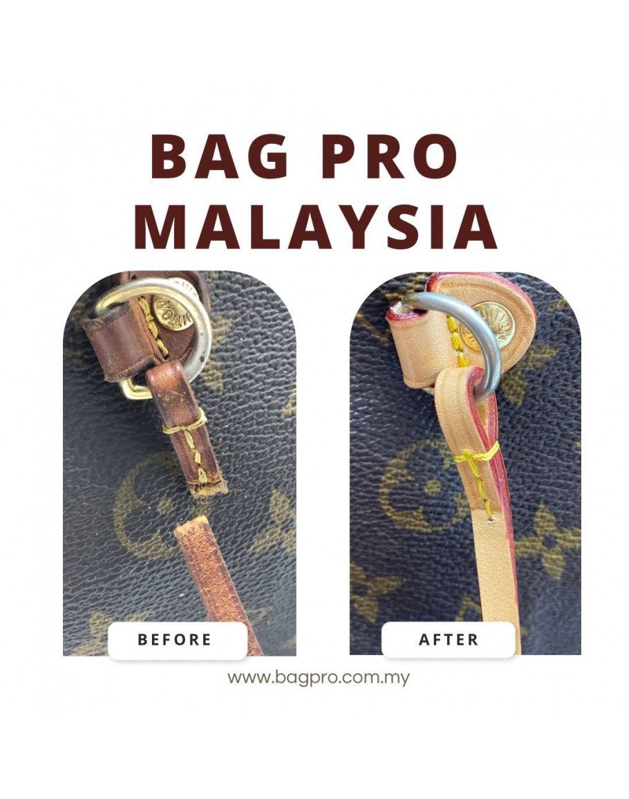 Louis Vuitton Sac Gibeciere Monogram Canvas Messenger Shoulder Bag Patina  Vachetta Oxidation Cracked Damaged Refurbishment - Reeluxs Bag Spa  Specialist Malaysia