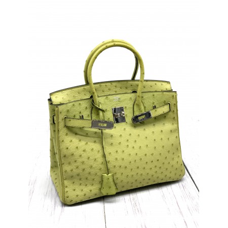 HERMES OSTRICH BIRKIN 30 SHW