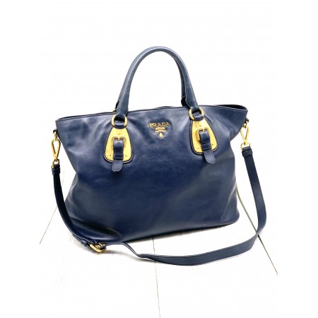 PRADA NERO SOFT LEATHER BAG