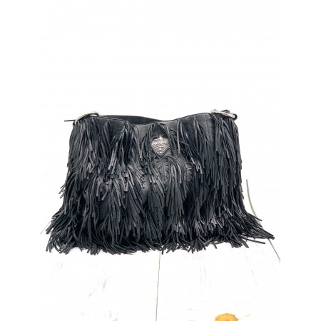 PRADA NAPPA FINGE HOBO BAG